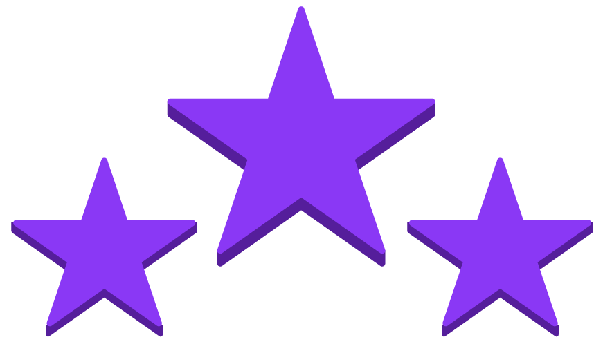 Lesson complete stars