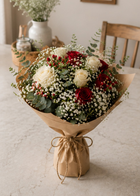 baby's breath bouquet 3